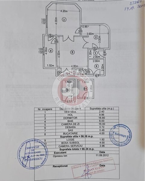 Universitate l Apartament 2 camere l Circular l 66mp l B9620
